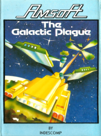 The Galactic Plague Amstrad CPC US box art
